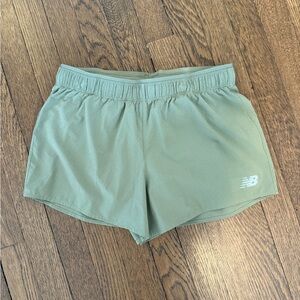 New Balance Women's Olive Athletic Shorts